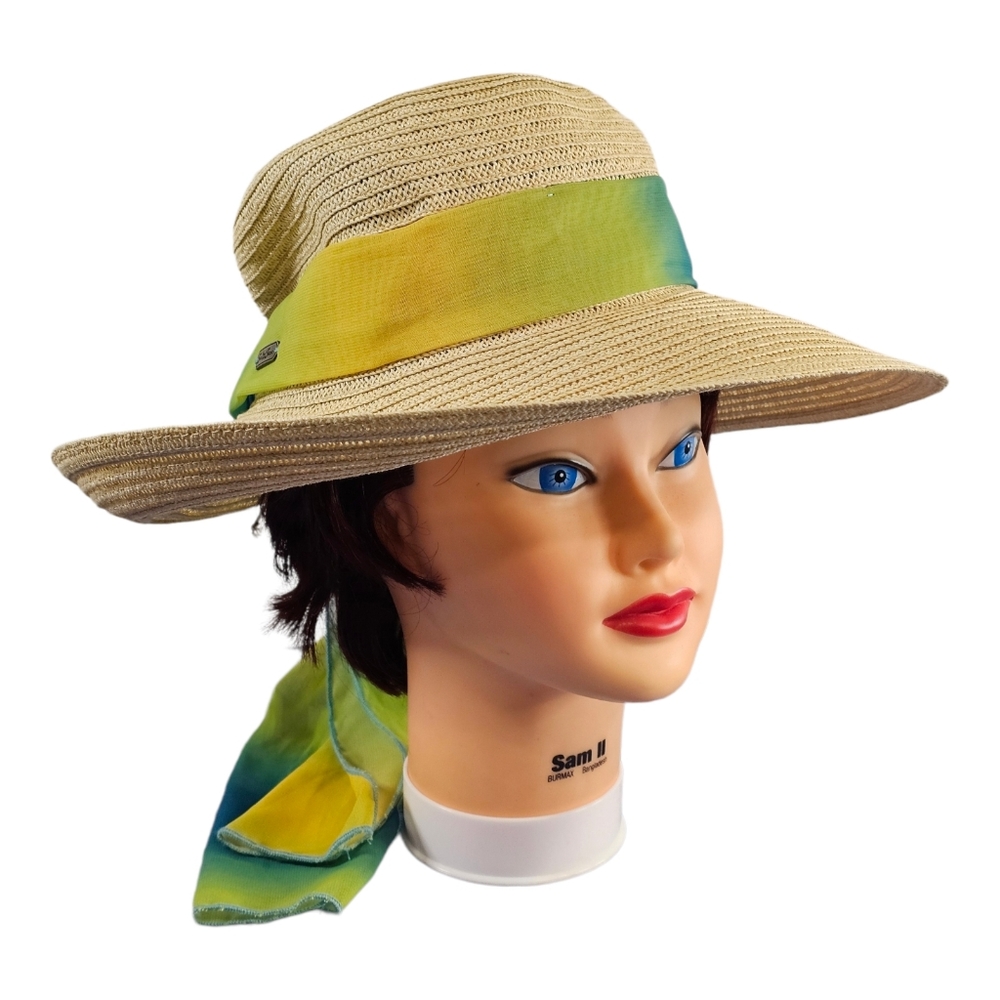 Sun N Sand Hat Womens Straw Beach Summer UV Protection Vacation Packable Classic